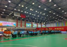 九球体育：灵丘县举办2024年“迎五一”全县职工乒乓球比赛暨少年儿童乒乓球比赛